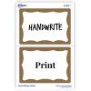 imageAvery Customizable Name Tags 213quot x 338quot White with Blue Border 6 Packs of 100 600 Removable Name Badges Total 44144Gold Border