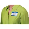 imageAvery Customizable Name Tags Hello My Name is 213quot x 338quot White Blue Border Removable Adhesive NonPrintable 25 Total 617525 Count Pack of 2