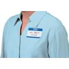 imageAvery Customizable Name Tags Hello My Name is 213quot x 338quot White Blue Border Removable Adhesive NonPrintable 25 Total 617525 Count Pack of 2