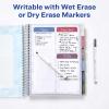 imageAvery Dashboard Planner Accessory 7quot x 9quot DoubleSided Wet and Dry Erase Compatible Reusable Dashboard 24904