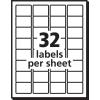 imageAvery Durable White Cover Up ID Labels for Laser Printers 0625quot x 3quot Pack of 1600 6577114 x 134