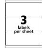 imageAvery Durable White Cover Up ID Labels for Laser Printers 0625quot x 3quot Pack of 1600 6577314 x 838