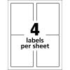 imageAvery Durable White Cover Up ID Labels for Laser Printers 0625quot x 3quot Pack of 1600 65775 x 312