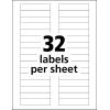 imageAvery Durable White Cover Up ID Labels for Laser Printers 0625quot x 3quot Pack of 1600 657758 x 3