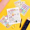 imageAvery Fitness Planner Stickers Pack 30 Sheets Health and Fitness 1362 Stickers for Your Planner Journal or Calendar 6787