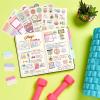 imageAvery Fitness Planner Stickers Pack 30 Sheets Health and Fitness 1362 Stickers for Your Planner Journal or Calendar 6787
