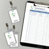 imageAvery Heavy Duty Badge Holders 3quot x 4quot 100 Horizontal ID Badge Holders with Clips 292350