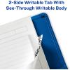 imageAvery Margin Ultra Tabs 25quot x 1quot 2Side Writable White 24 Repositionable Page Tabs 7478925 x 1 Pack of 2