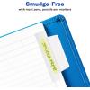 imageAvery Margin Ultra Tabs 25quot x 1quot 2Side Writable White 24 Repositionable Page Tabs 7478925 x 1 Pack of 2