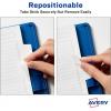 imageAvery Margin Ultra Tabs 25quot x 1quot 2Side Writable White 24 Repositionable Page Tabs 7478925 x 1 Pack of 2