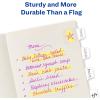 imageAvery Mini Ultra Tabs 1quot x 15quot 2Side Writable White 40 Repositionable Tabs 7478840 Count Pack of 1