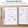 imageAvery Planner Undated 12Month Planner with Monthly Title Stickers 825quot x 975quot Weekly Spread Sage Harmony Design 29876