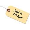 imageAvery Price Tags with String Attached 115 pt Stock 434quot x 238quot 1000 Manila Hang Tags 12605