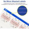 imageAvery Printable Blank Scallop Round Gift Tags with Sure Feed 25quot Diameter Textured White 90 Customizable Tags 8051190 Tags Pack of 5