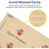 imageAvery Printable Business Cards with Sure Feed Technology 2quot x 35quot White 250 Blank Business Cards Inkjet Printer Paper 08371Kraft Brown