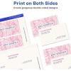 imageAvery Printable Business Cards with Sure Feed Technology 2quot x 35quot White 250 Blank Cards for Laser Printers 053710 Pack of 5