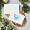 imageAvery Printable Greeting Cards HalfFold 55quot x 85quot Textured White 30 Blank Cards with Envelopes 3378Textured White
