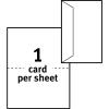 imageAvery Printable Greeting Cards with Envelopes HalfFold 55quot x 85quot Matte White 30 Blank Greeting Cards for Inkjet Printers 0831630 cards