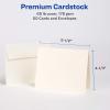 imageAvery Printable Note Cards with Envelopes 425quot x 55quot Textured White 50 Blank Note Cards for Inkjet Printers 033790