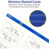 imageAvery Printable Place Cards with Sure Feed Technology 1716quot x 334quot Textured Ivory 150 Blank Tent Cards for Laser or Inkjet Printers 5012Gold Border