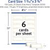 imageAvery Printable Place Cards with Sure Feed Technology 1716quot x 334quot Textured Ivory 150 Blank Tent Cards for Laser or Inkjet Printers 5012Gold Border