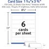 imageAvery Printable Place Cards with Sure Feed Technology 1716quot x 334quot Textured Ivory 150 Blank Tent Cards for Laser or Inkjet Printers 5012Textured White