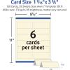 imageAvery Printable Place Cards with Sure Feed Technology 1716quot x 334quot Textured Ivory 150 Blank Tent Cards for Laser or Inkjet Printers 5012Textured Ivory