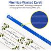 imageAvery Printable Place Cards with Sure Feed Technology 1716quot x 334quot Textured Ivory 150 Blank Tent Cards for Laser or Inkjet Printers 5012Textured White