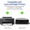 imageAvery Printable Rectangle Business Cards Sure Feed Technology 2quot x 312quot Glossy White Cardstock PrintToTheEdge LaserInkjet Printable 100 Total500 cards
