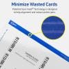 imageAvery Printable Rectangle Business Cards Sure Feed Technology 2quot x 312quot Glossy White Cardstock PrintToTheEdge LaserInkjet Printable 100 Total500 cards