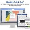 imageAvery Printable Rectangle Cards 35quot x 5quot Matte White Cardstock PrinttotheEdge LaserInkjet Cards 200 Total40 cards