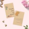 imageAvery Printable Rectangle Cards 55quot x 85quot Matte White Cardstock LaserInkjet Cards 100 TotalKraft Brown