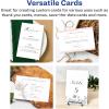 imageAvery Printable Rectangle Cards 55quot x 85quot Matte White Cardstock LaserInkjet Cards 100 TotalMate White