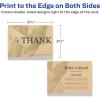 imageAvery Printable Rectangle Cards Sure Feed Technology 25quot x 35quot Matte White Cardstock PrinttotheEdge LaserInkjet Cards 300 TotalKraft Brown