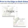 imageAvery Printable Rectangle Cards Sure Feed Technology 25quot x 35quot Matte White Cardstock PrinttotheEdge LaserInkjet Cards 300 TotalMate White