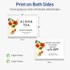 imageAvery Printable Rectangle Cards Sure Feed Technology 5quot x 7quot Matte White Cardstock LaserInkjet Printable 100 Total Great for Invitations and Thank You Messages20 cards