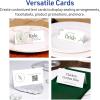 imageAvery Printable Rectangle Place Cards Sure Feed Technology 1716quot x 375quot Matte White Cardstock PrinttotheEdge LaserInkjet 300 Total Great for Place Settings Seating Cards and More60 cards