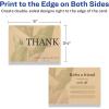 imageAvery Printable Rectangle Postcards 35quot x 5quot Kraft Brown Cardstock PrintToTheEdge LaserInkjet Cards 200 Total200 cards