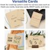 imageAvery Printable Rectangle Postcards 35quot x 5quot Kraft Brown Cardstock PrintToTheEdge LaserInkjet Cards 200 Total200 cards