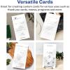imageAvery Printable Rectangle Postcards 6quot x 11quot Glossy White Cardstock LaserInkjet Cards 25 Total50 cards