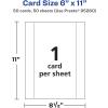 imageAvery Printable Rectangle Postcards 6quot x 11quot Glossy White Cardstock LaserInkjet Cards 25 Total50 cards