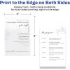 imageAvery Printable Rectangle Postcards Sure Feed Technology 6quot x 9quot Glossy White Cardstock PrintToTheEdge LaserInkjet Cards 50 Total10 cards