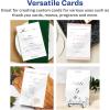 imageAvery Printable Rectangle Postcards Sure Feed Technology 6quot x 9quot Glossy White Cardstock PrintToTheEdge LaserInkjet Cards 50 Total10 cards
