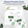 imageAvery Printable Rectangle Postcards Sure Feed Technology 6quot x 9quot Glossy White Cardstock PrintToTheEdge LaserInkjet Cards 50 Total10 cards