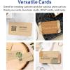 imageAvery Printable Rectangle Rounded Corner Business Cards Sure Feed Technology 2quot x 312quot Kraft Brown Cardstock PrintToTheEdge LaserInkjet Printable 80 Total80 cards