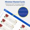 imageAvery Printable Rectangle Rounded Corner Mini Business Cards Sure Feed Technology 1quot x 3quot Matte White Cardstock PrintToTheEdge LaserInkjet Printable 400 Total400 cards