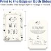 imageAvery Printable Rectangle Scalloped Postcards Sure Feed Technology 4quot x 6quot Ivory Cardstock PrintToTheEdge LaserInkjet Cards 100 Total20 cards