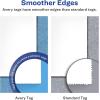 imageAvery Printable Rectangle Tags Strings Sure Feed Technology 2quot x 3quot Matte White Cardstock PrinttotheEdge LaserInkjet Tags 200 Total200 tags