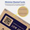 imageAvery Printable Rectangle Tent Cards Sure Feed Technology 25quot x 85quot Kraft Brown Carstock LaserInkjet 100 Total Great for Table Talkers Promotional Signs Instructional Signs and More100 cards