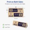 imageAvery Printable Rectangle Tent Cards Sure Feed Technology 25quot x 85quot Kraft Brown Carstock LaserInkjet 100 Total Great for Table Talkers Promotional Signs Instructional Signs and More100 cards